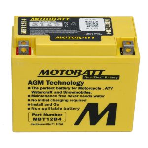 MBT12B4 - Motobatt AGM Motorcycle Battery 12V 11Ah