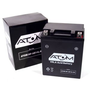 YB14L-B2 - Atom AGM Motorcycle Battery 12V 14Ah 288CCA