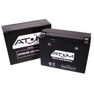 YB16AL-A2 - Atom AGM Motorcycle Battery 12V 17Ah 300CCA
