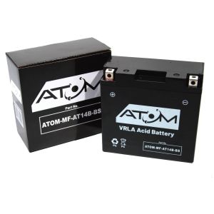 YT14B-BS - Atom AGM Motorcycle Battery 12V 14Ah 240CCA