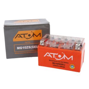 YTZ10S - Atom Gel Motorcycle Battery 12V 8.6Ah