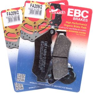 EBC FA209/2 Replacement Organic Full Front Brake Pad Set