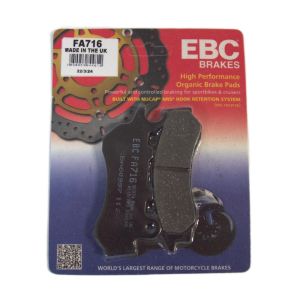 EBC FA716 Organic Replacement Motorcycle Brake Pads