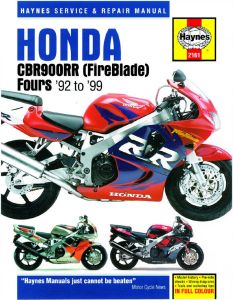 Honda CBR900RR FireBlade (92 - 99) Haynes Repair Manual