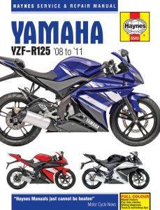 Yamaha YZF-R125 (08 - 11) Haynes Repair Manual