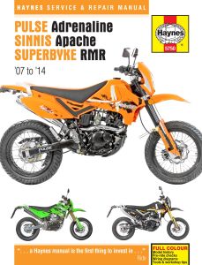 Pulse Adrenaline, Sinnis Apache, Superbyke RMR (07 - 14) Haynes Repair Manual