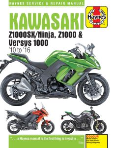 Kawasaki Z1000, Z1000SX & Versys (10 to 16) Haynes Repair Manual