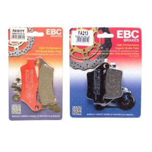 EBC Complete Organic Brake Pad Kit Royal Enfield Himalayan 16-19 FA181TT FA213