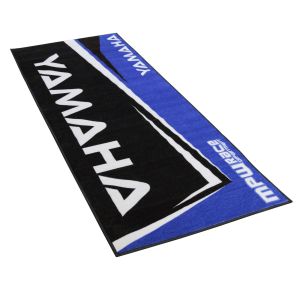 MPW Race Dept Non-slip 200x75cm Garage Workshop Mat Yamaha - Blue
