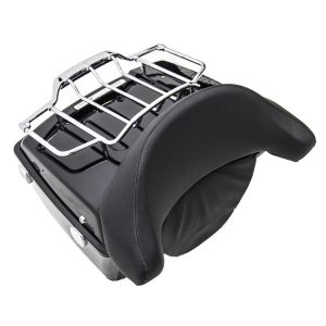 Luggage Rack And Top Box with Backrest - Harley-Davidson Touring Models 00-13
