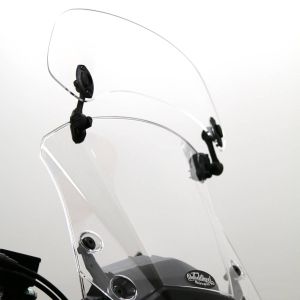 MPW Large Motorcycle Clip-on Clear Windshield Extension/Screen Deflector