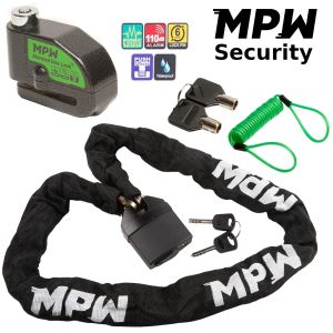 MPW Chain Lock & Disc Lock + Reminder 1.2M