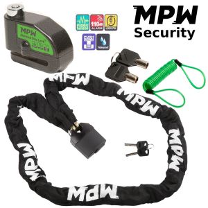 MPW Chain Lock & Disc Lock + Reminder 1.5M