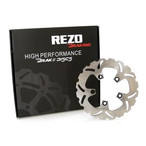 Rezo Wavy Stainless Steel Rear Brake Disc - Yamaha FZ6 / FZ1 / MT-03
