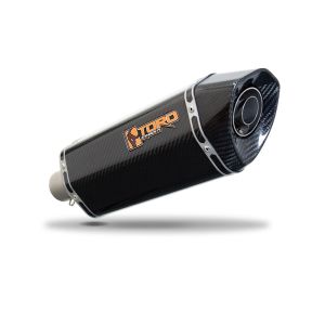 Toro LH HexX Silencer, Gloss Carbon - 51mm Spring Fit