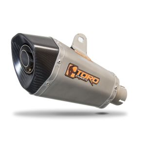 Toro HexCone Silencer, Stainless w/ Carbon Cap - 51mm Clamp Fit