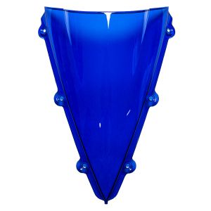 MPW Double Bubble Windscreen - Blue - Yamaha YZF R1 04-06