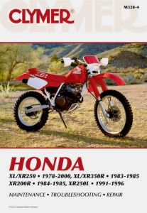 Honda XL/XR250 (1978-2000) & XL/XR350R (1983-1985) Motorcycle Service Repair Man