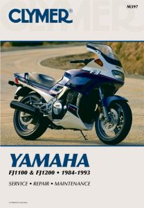 Yamaha FJ1100 and FJ1200 Motorcycle (1984-1993) Service Repair Manual