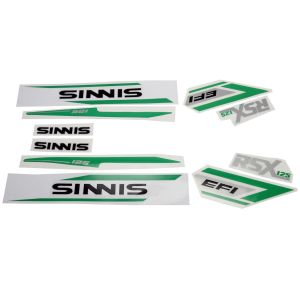 Complete Sticker Set in Green - Sinnis RSX 125