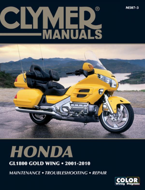 Honda GL1800 Gold Wing Motorcycle (2001-2010) Clymer Repair Manual MPW