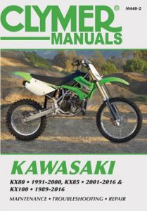 Kawasaki KX80 (1991-2000), KX85/85-II (2001-2016) & KX100 (1989-2016) Service Re
