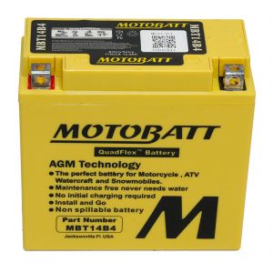 MBT14B4 - Motobatt AGM Motorcycle Battery 12V 13Ah