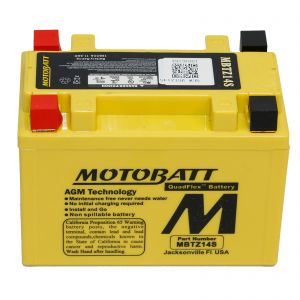 MBTZ14S - Motobatt AGM Motorcycle Battery 12V 11Ah