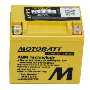 MBTZ7S - Motobatt AGM Motorcycle Battery 12V 6Ah