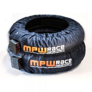 MPW Race Dept Digital Tyre Warmers Superbikes 120/180-190 - Orange