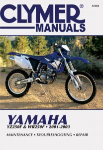 Yamaha YZ250F & WR250F Motorcycle (2001-2003) Service Repair Manual