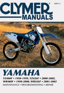 Yamaha YZ400F, YZ426F, WR400F & WR426F Motorcycle (1998-2002) Service Repair Man