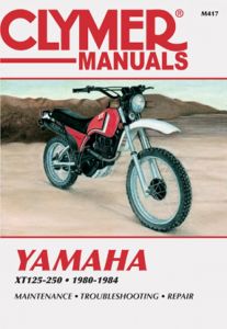 Yamaha XT125-250 Motorcycle (1980-1984) Service Repair Manual