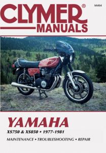 Yamaha XS750 & XS850 Motorcycle (1977-1981) Service Repair Manual