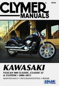 Kawasaki Vulcan 900 Classic, Classic LT & Custom Motorcycle (2006-2019) Service