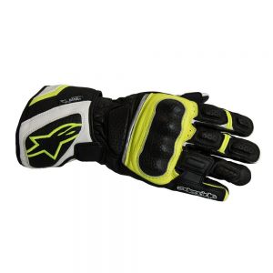 Alpinestars SP-Z Drystar Gloves - Black White Fluo (M)