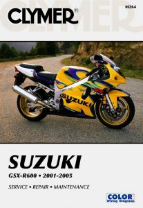 Suzuki GSX-R600 Series Motorcycle (2001-2005) Service Repair Manual