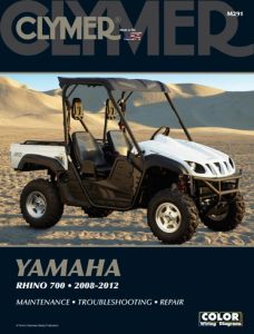 Yamaha Rhino 700 Side By Side ATV UTV (2008-2012) Service Repair Manual