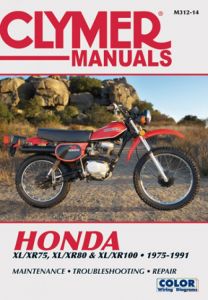 Honda XL/XR75, XL/XR80 & XL/XR100 Series Motorcycle (1975-1991) Service Repair M