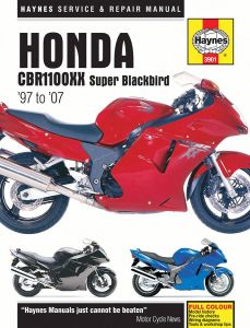 Honda CBR1100XX Super Blackbird (97 - 07) Haynes Repair Manual