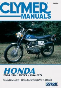 Honda 250 & 350 CC Twins Motorcycle (1964-1974) Service Repair Manual