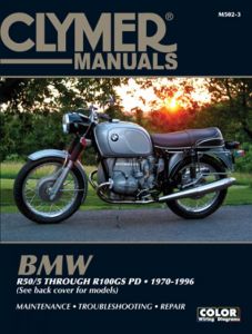 BMW Airhead R50/5 through R100GS PD (1970-1996) Service Repair Manual