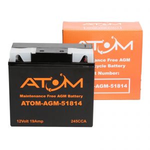 51814 - Atom AGM Motorcycle Battery 12V 19Ah