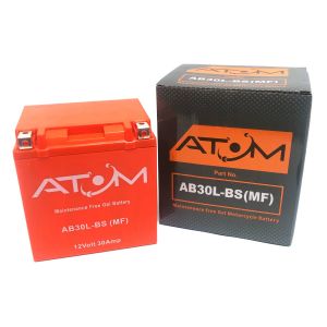 YB30L-B - Atom Gel Motorcycle Battery 12V 30Ah