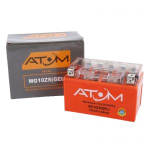 YTZ10S - Atom Gel Motorcycle Battery 12V 8.6Ah