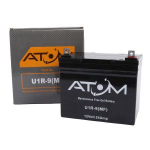 U1R 895 - Atom Gel Lawn Mower Battery 12V 24Ah
