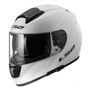 LS2 FF397 Vector Solid Full Face Motorcycle Helmet Solid White - XS