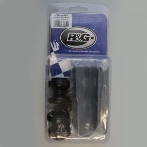 R&G Racing M10 Offset Cotton Reels (Black) - Yamaha YZF-R125 (08-)