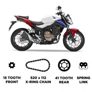 D.I.D HD Chain & Sprocket Kit - Honda CB 500 F 2013-2018