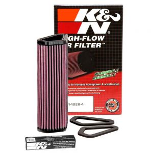K&N Reusable High-Flow Performance Motorcycle Air Filter - DU-1007